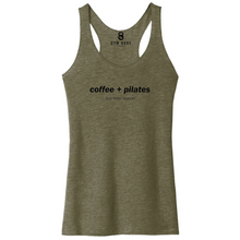 Load image into Gallery viewer, Coffee and Pilates Racerback Tank
