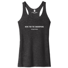 Load image into Gallery viewer, Here For The Endorphins Racerback Tank
