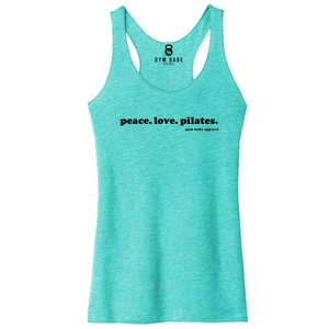 Peace Love Pilates Racerback Tank