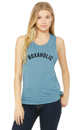 Boxaholic Muscle Tank - Gym Babe Apparel